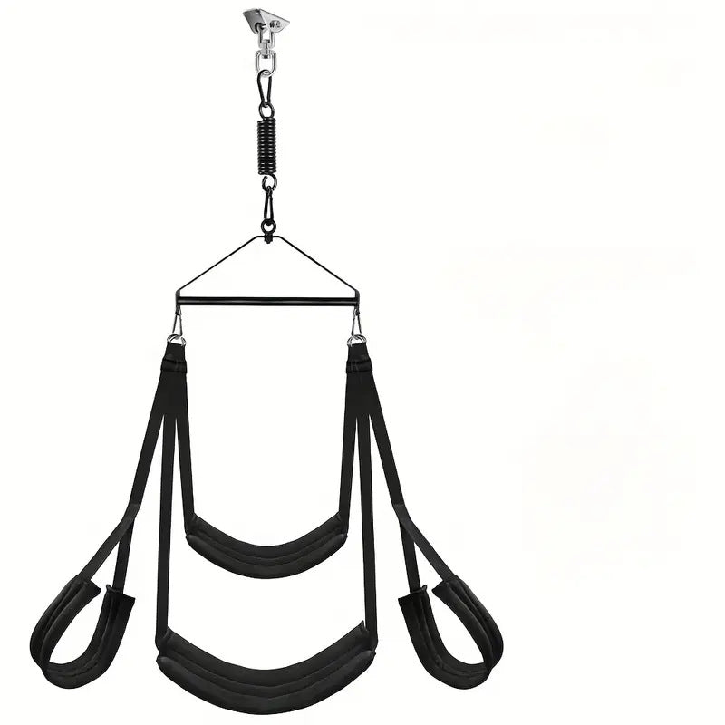 Baloiço Erotico de Teto 360º Rotatório — Nylon + Metal | Ajustável | Casais (+18)