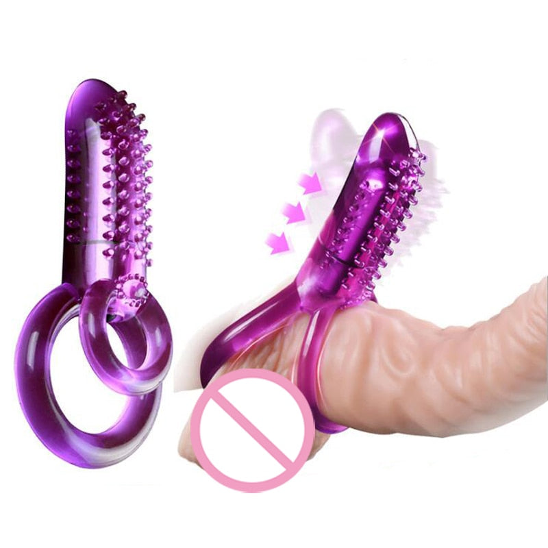 Dual-Ring Bullet Vibrator — 7 Speeds | G-Spot + Clitoris | Purple | Adult (+18)