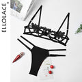 Sheer Lace Lingerie Set — Bra + Panty | S/M/L | 3 Colors