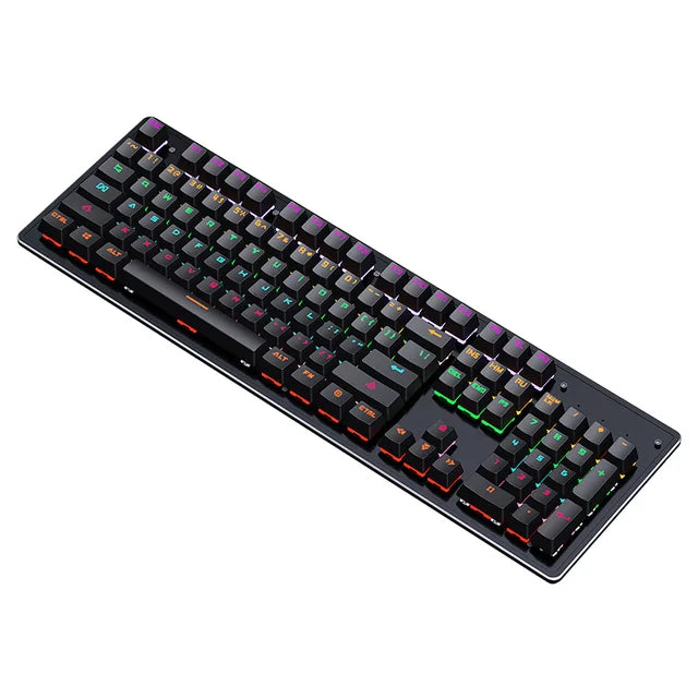 Cracked K880 Hot Swappable Mechanical Keyboard, Esports Gaming, Green Switch Office Computer Keyboard, Wired Mechanical Keyboard