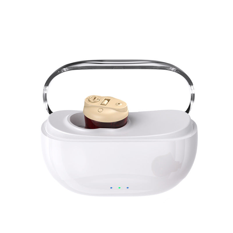 Magnetic Wireless Invisible Rechargeable In-the-Ear Hearing Aid Sound Amplifier for Seniors