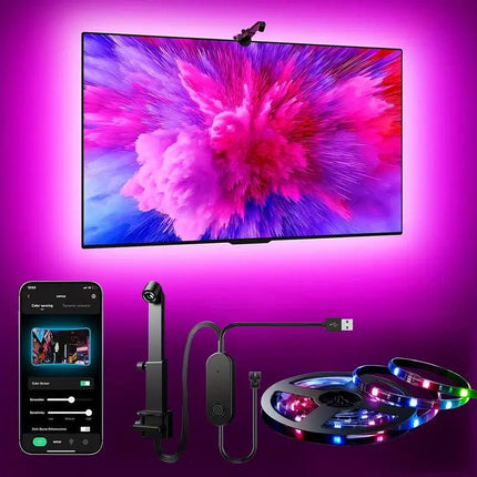 TV Ambient LED Light fita LED RGB flexível USB 5V