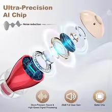 Mini charging hearing aid with noise reduction, hearing aid, in-ear type
