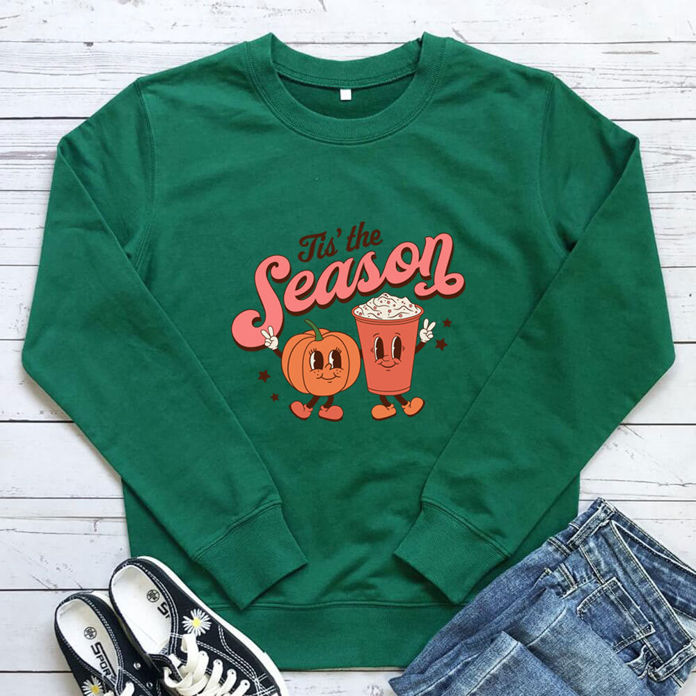 Pumpkin printed hoodie