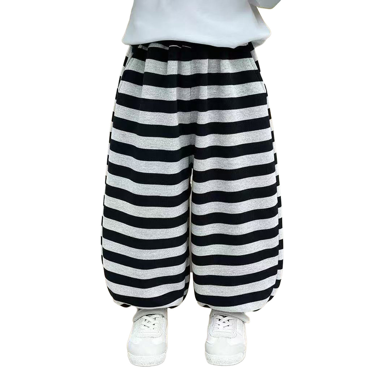Boys' Casual Striped Sweatpants Jogger Pants
