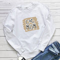 Loose round neck long sleeved hoodie