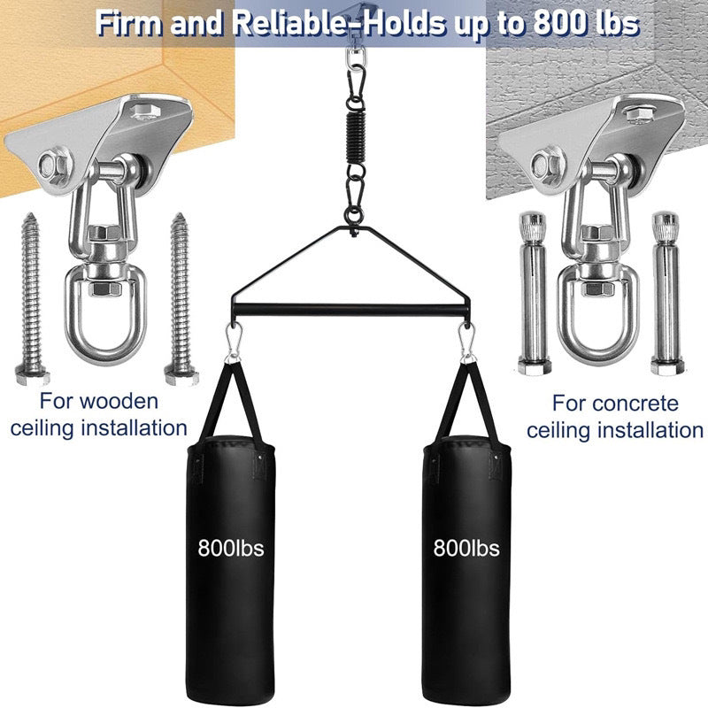 Baloiço Erotico de Teto 360º Rotatório — Nylon + Metal | Ajustável | Casais (+18)