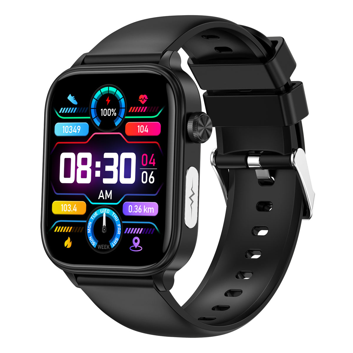 New ET570 smartwatch with ECG electrocardiogram, Bluetooth calling, and micro-physical examination functions for uric acid, blood lipids, and blood glucose.