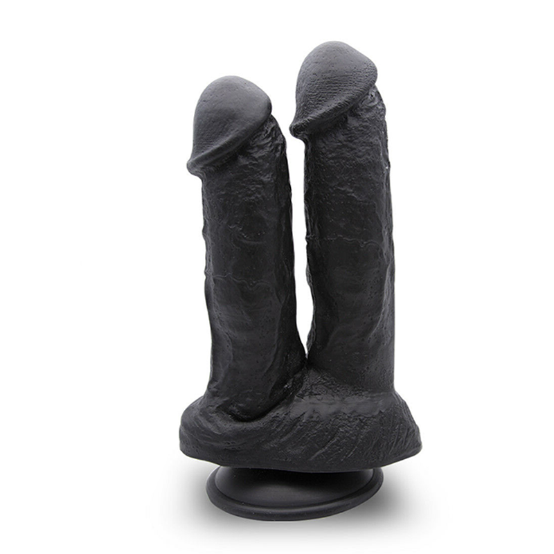 Dildo Duplo Realistá com Arnês — PVC | 3 Cores | Unissexo | Adultos (+18)