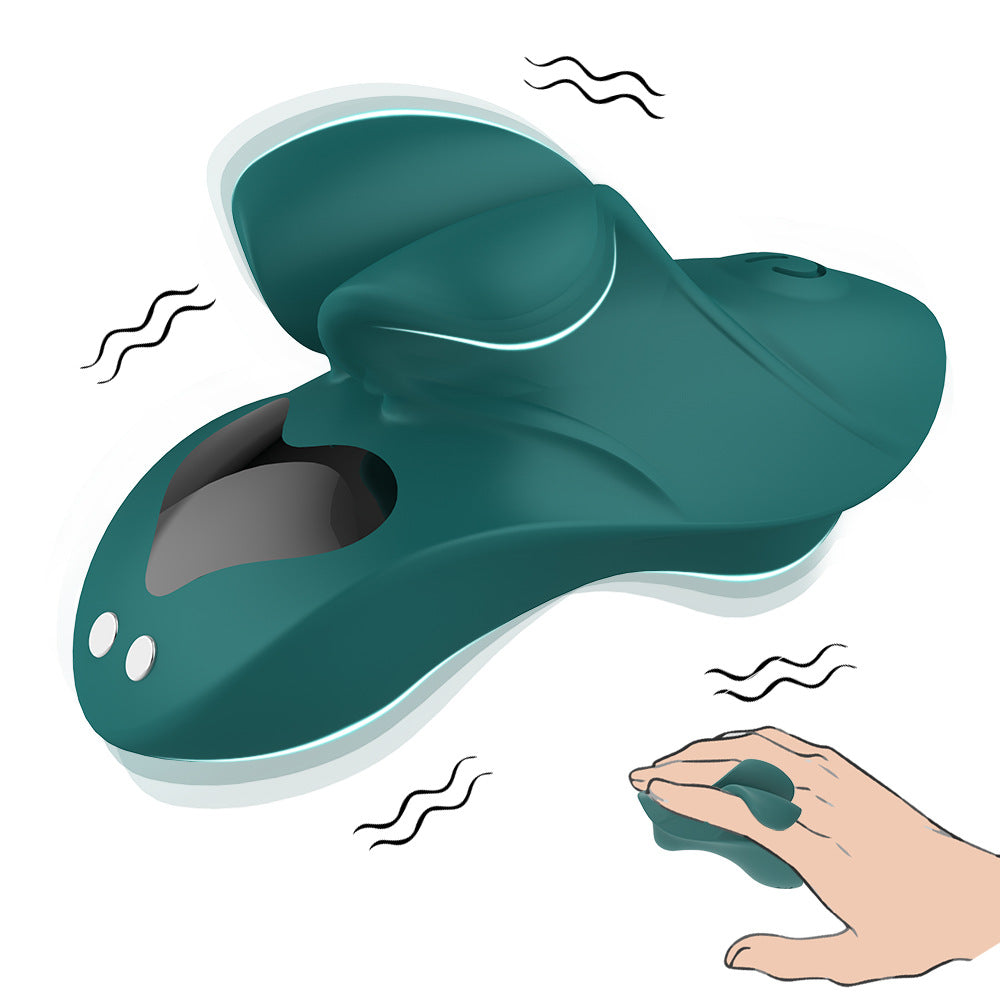 Heart Dream Finger Vibrator — 9 Modes | Magnetic USB Charging | Pink or Green | Adults (18+)