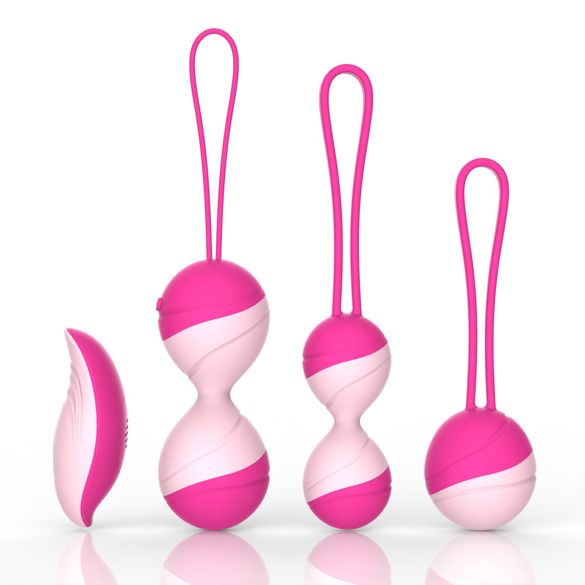 Bola Kegel 2 em 1 — Exercício e Massagem com 10 Modos de Vibração | Adultos (+18)