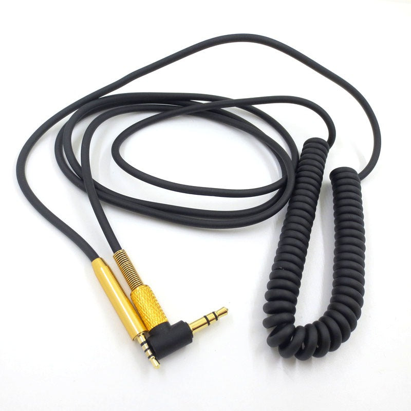 Suitable for BOSE QC25 QC35 JBL J55 88 headphone cable 2.5mm interface coiled cable