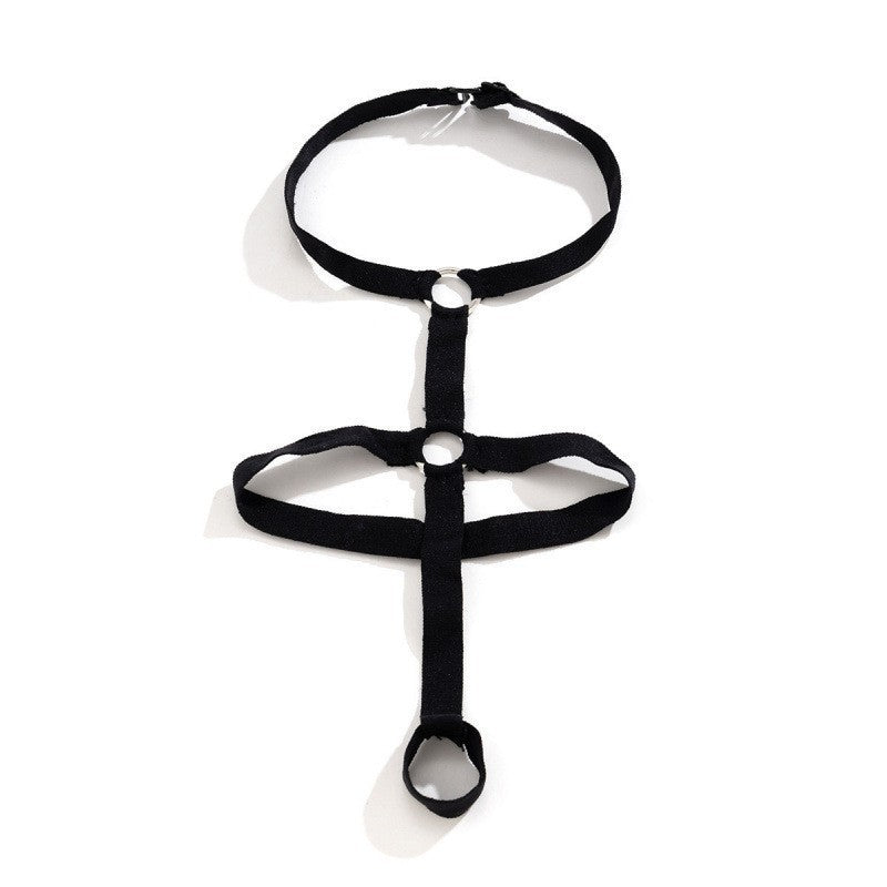 Sexy Punk Style Elastic Anklet — Black | Hot Girl Accessory | Adults