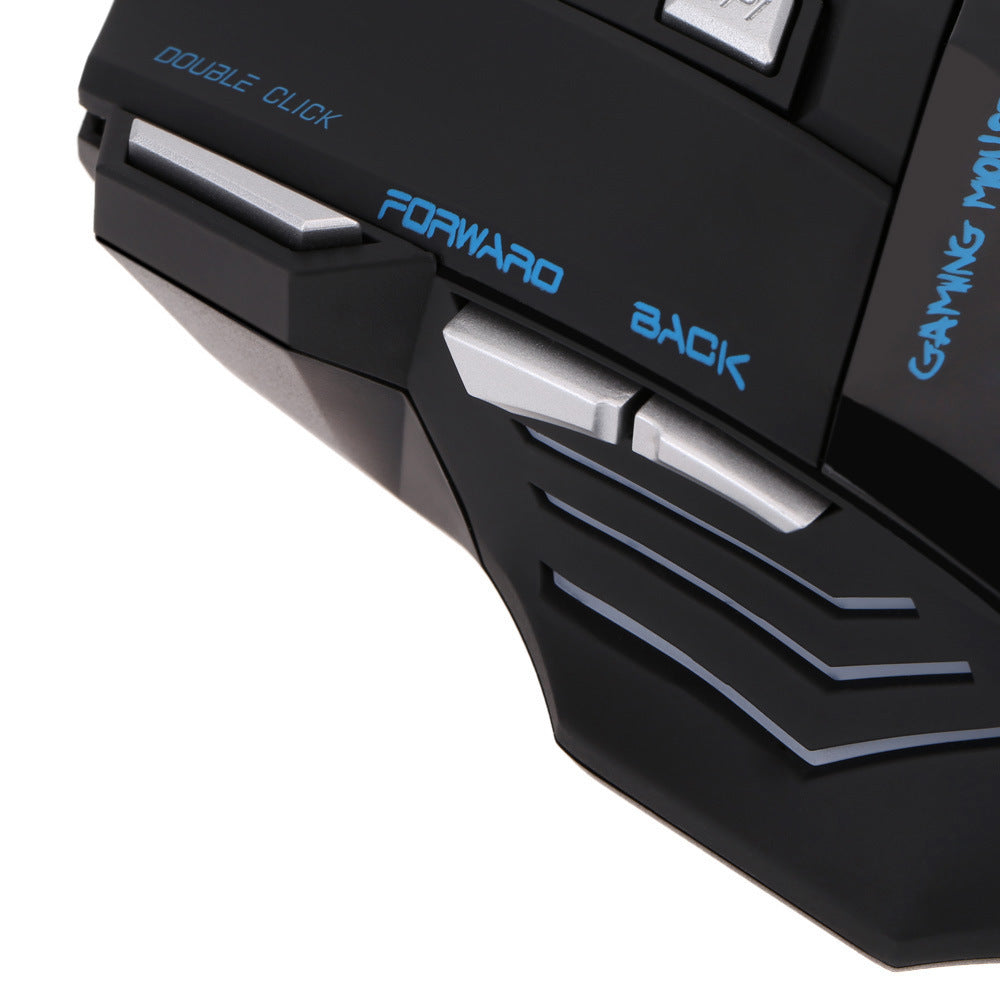 A868 Colorful 7D Wired Gaming Mouse with Fire Key