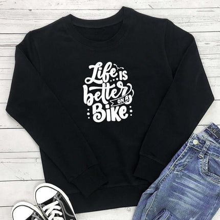 hoodie bicicleta feminino