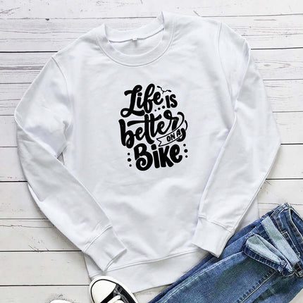 hoodie bicicleta feminino