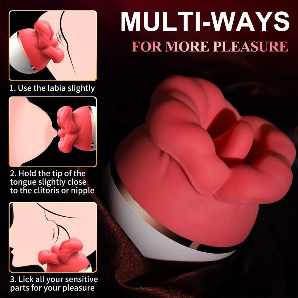 Automatic Suction and Tongue Vibrator — Rechargeable | Adults (+18)