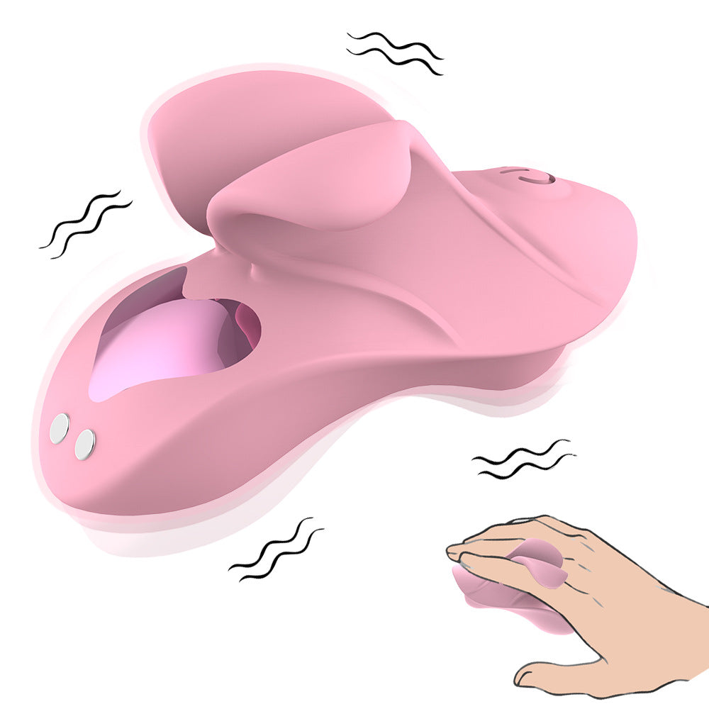 Heart Dream Finger Vibrator — 9 Modes | Magnetic USB Charging | Pink or Green | Adults (18+)