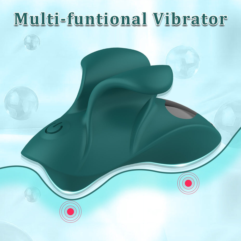 Heart Dream Finger Vibrator — 9 Modes | Magnetic USB Charging | Pink or Green | Adults (18+)