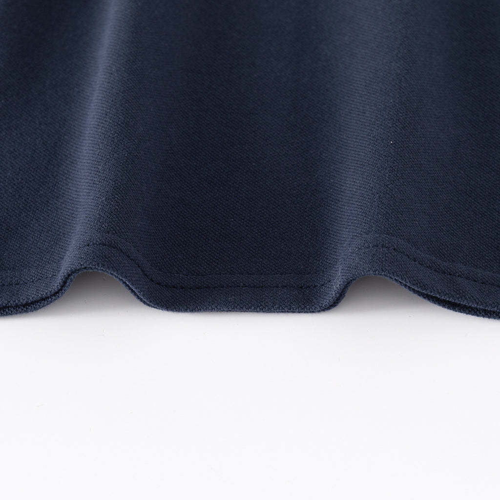 Short Sleeve Turn-Down Collar Solid Color Mid-Small Children's Pique Cotton Polo Shirt