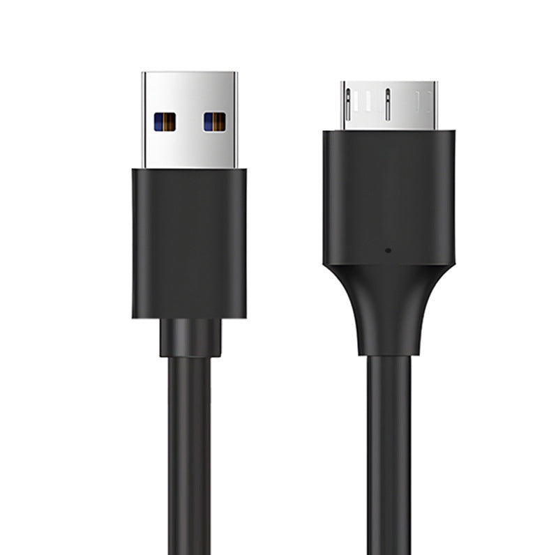 USB 3.0 hard drive data cable, USB 3.0 AM to Micro-B high-speed portable hard drive cable, hard drive enclosure data cable