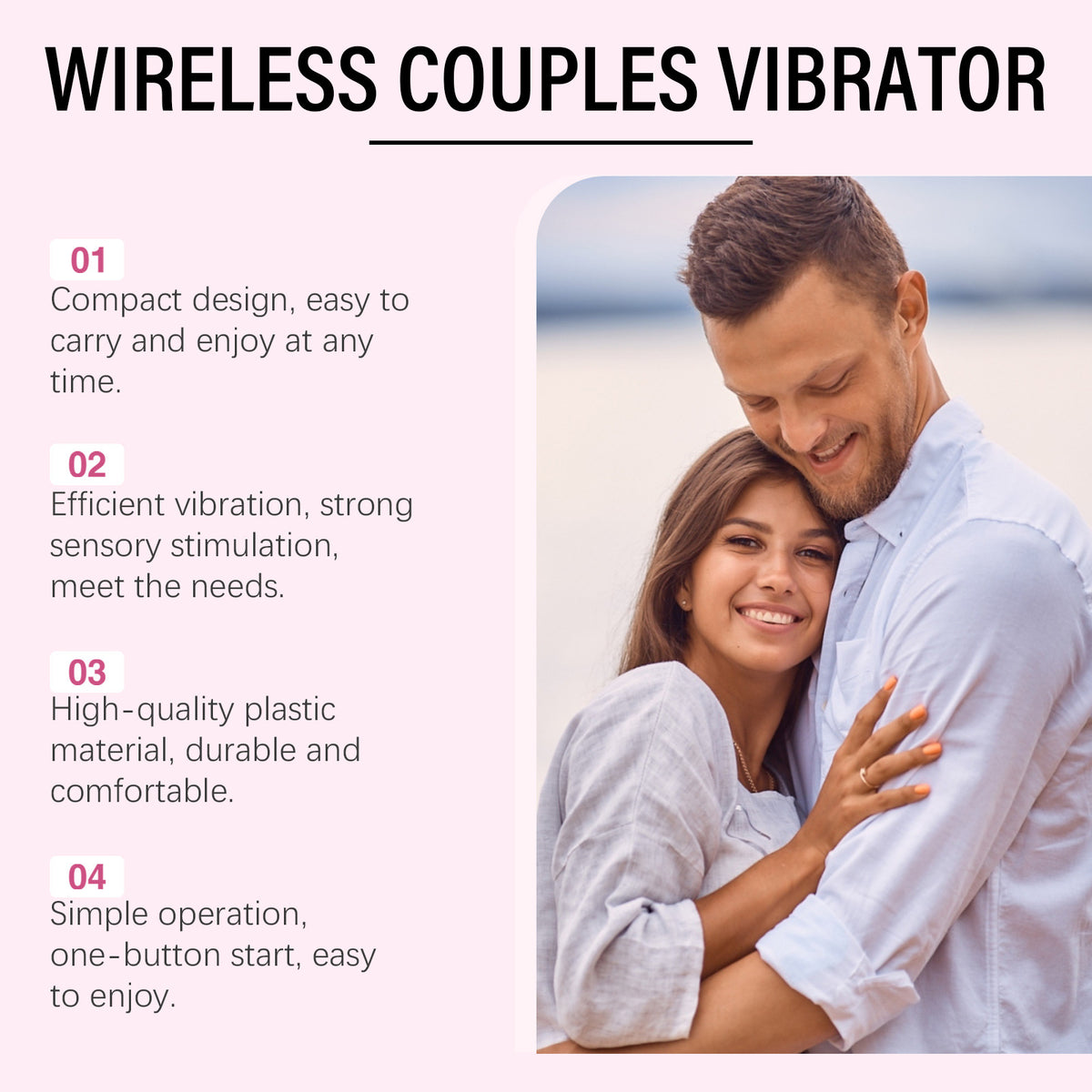 North Moon Pleasure and Relaxation Vibrator — Pink | Intimate Health | Adults (+18)