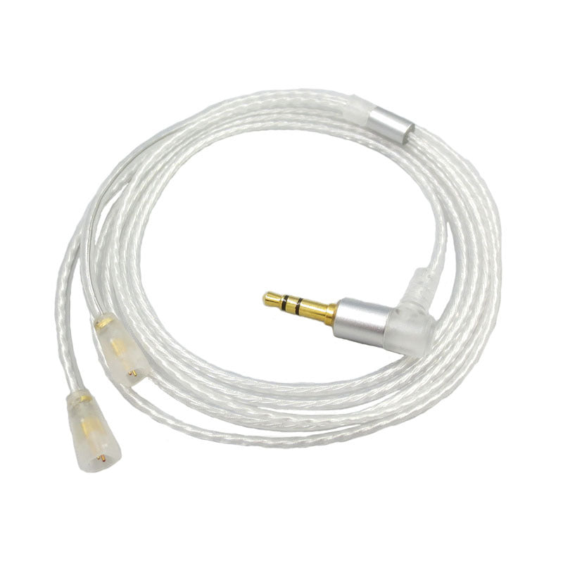 IE80S Fever Single Crystal Copper Silver-Plated Earphone Upgrade Cable