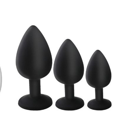 Plug Anal Vibratório Recarregável 10 Modos — Individual ou Kit 3 peças | Adultos (+18)
