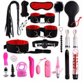 Complete BDSM Kit for Couples — 7, 15, or 22 Pieces | Adult BDSM (+18)
